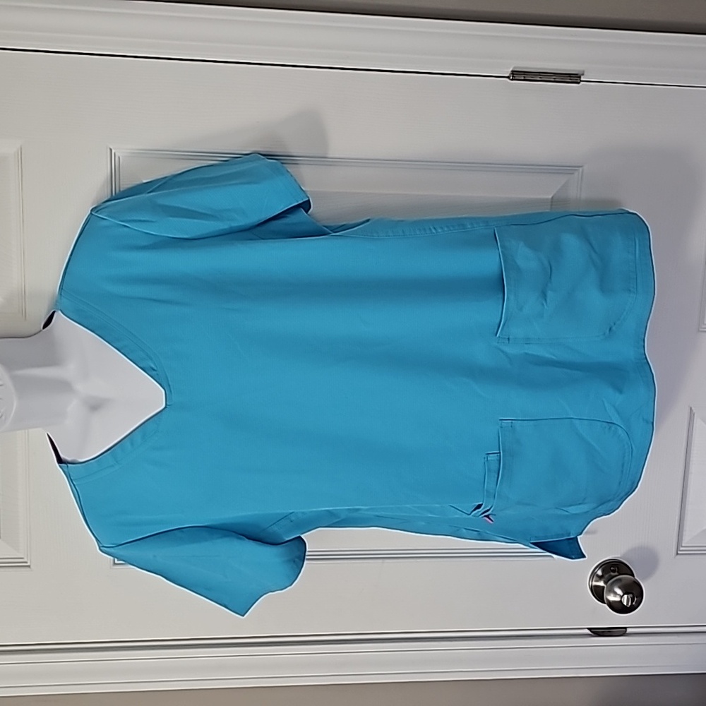 Scrub top ladies x large heartsoul blue